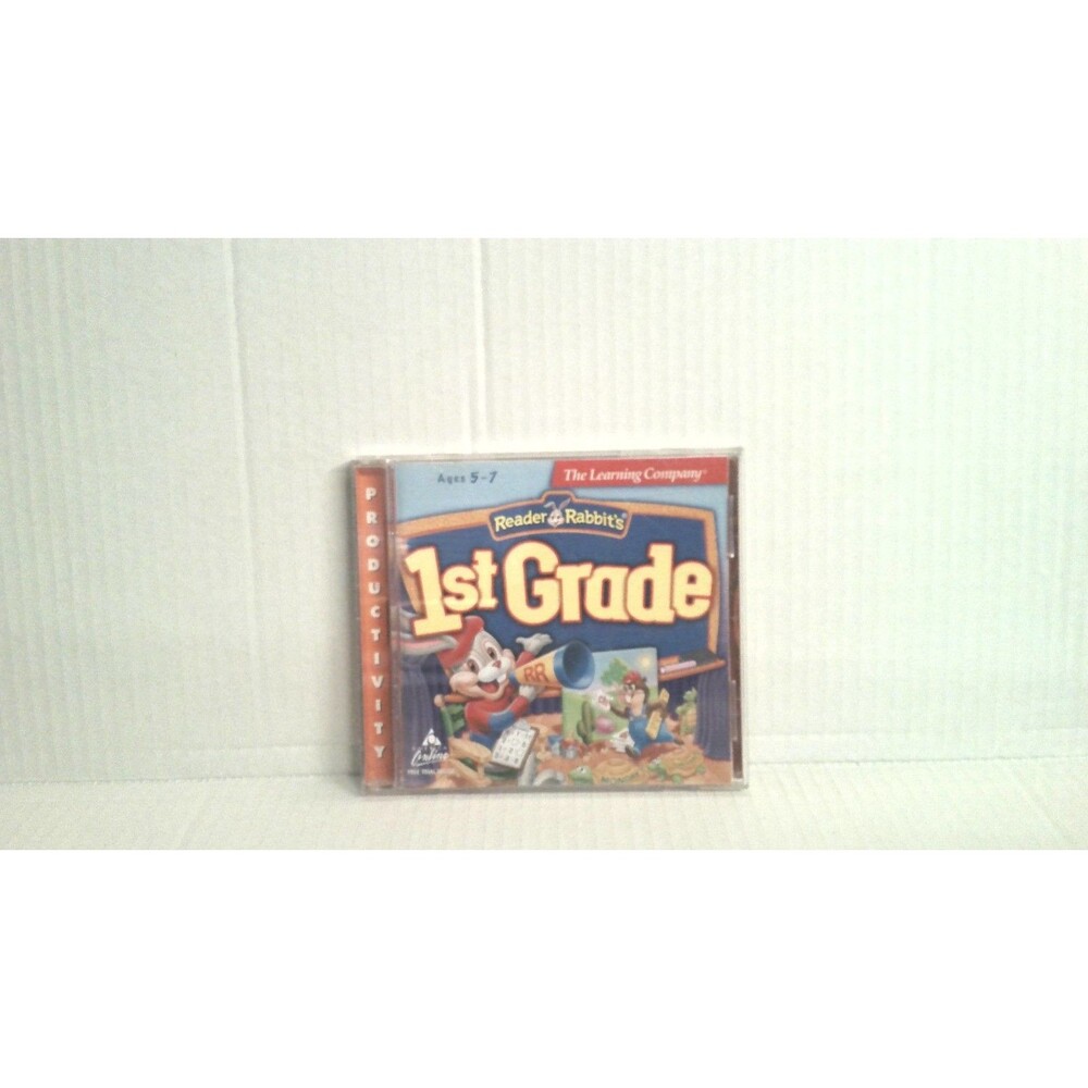 Reader Rabbit's 1st Grade Productivity CD 1997 TLC Properties